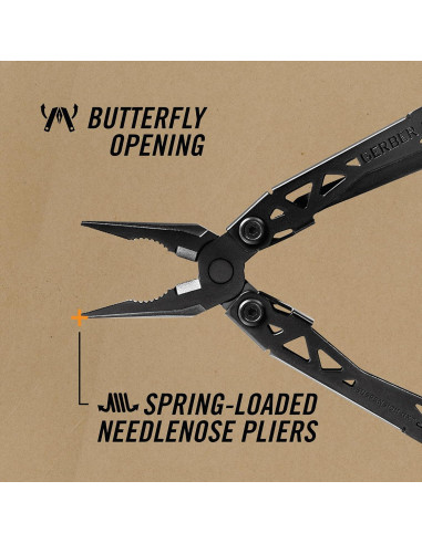 Multiherramienta Gerber Gear Suspension-NXT 15 en 1 Negra