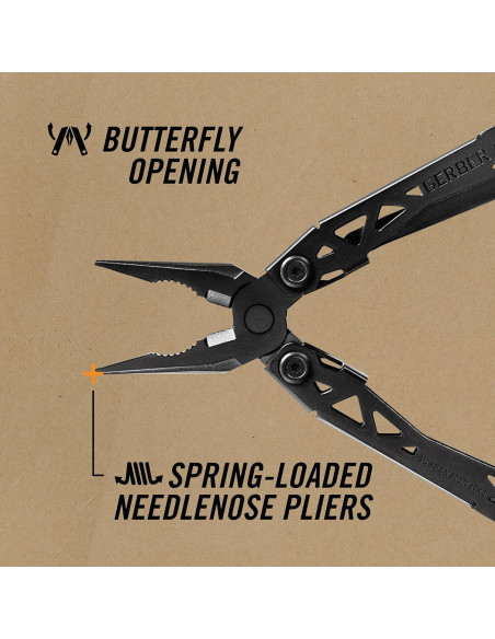 Multiherramienta Gerber Gear Suspension-NXT 15 en 1 Negra