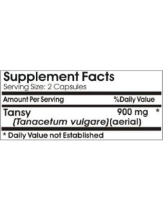 Tansy 900mg 180 Cápsulas Naturetition - Sin Aditivos 2