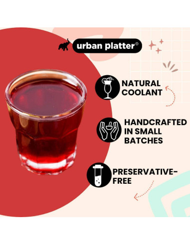 Jarabe de Kokum Urban Platter 700ml | Bebida Refrescante Digestiva