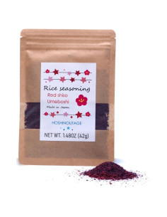Sazonador de Arroz HOSHINOUTAGE Polvo de Shiso Rojo 42g