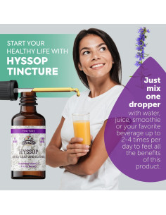 Tintura de Hisopo Orgánica Florida Herbs 60 ml - Suplemento Herbal 2