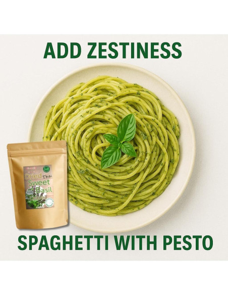 Hojas Secas de Albahaca Dulce Tailandesa Hida Beauty 30g