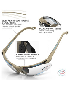 Gafas de Tiro XAegis con Estuche Antivaho Unisex 2