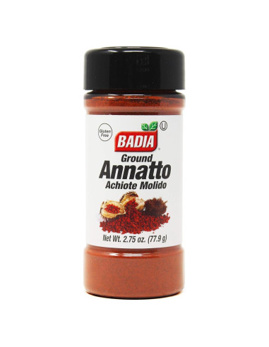 Achiote Molido Badia 77 g - Sazonador Natural para Platos Latinos