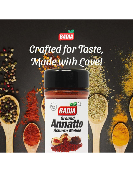 Achiote Molido Badia 77 g - Sazonador Natural para Platos Latinos