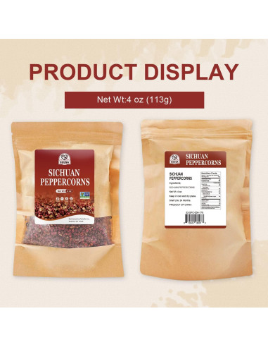 Pimienta de Sichuan 52USA 113.4 g - Sabor Fuerte y Aromático