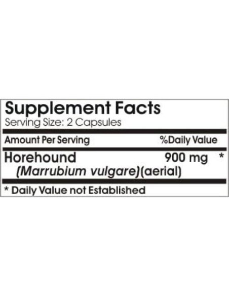 Horehound 900mg 180 Cápsulas Naturetition - Sin Aditivos
