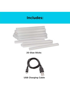 Pistola de Pegamento Inalámbrica BLACK+DECKER 4V 20 Barras 2