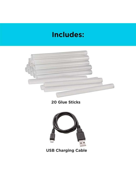 Pistola de Pegamento Inalámbrica BLACK+DECKER 4V 20 Barras