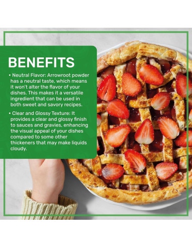 Harina de Arrurruz Orgánica Jiva Organics 907g Sin Gluten