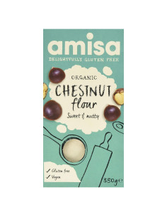 Harina de Castaña Orgánica Amisa 350g Sin Gluten