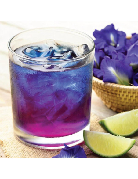 Polvo de Flor de Guisante Mariposa Orgánico 227g - Colorante Natural