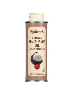 Aceite de Macadamia Virgen Roland Foods 240 ml Prensado en Frío