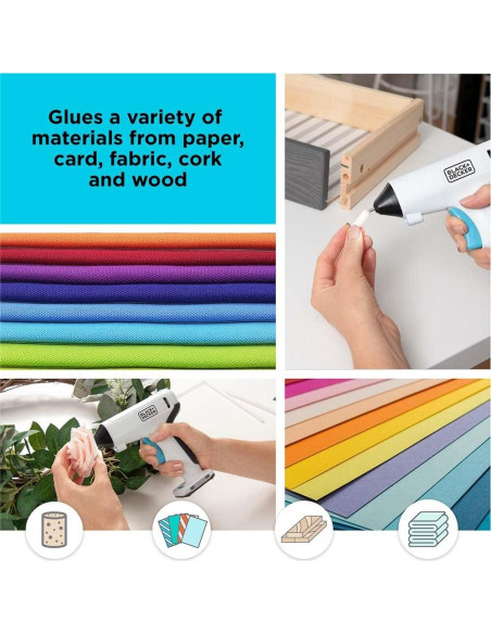 Pistola de Pegamento Inalámbrica BLACK+DECKER 4V 20 Barras