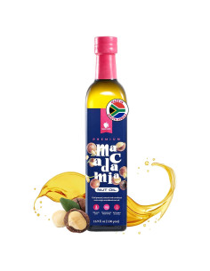 Aceite de Nuez de Macadamia Gourmanity 500ml Prensado en Frío