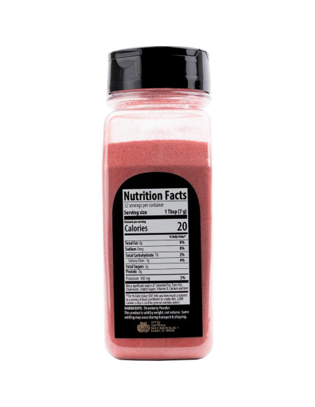 Polvo de Fruta de Fresa GranAroma 226.8g - Ideal para Batidos y Postres