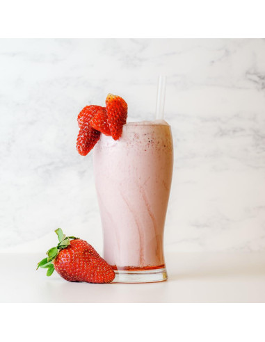 Polvo de Fruta de Fresa GranAroma 226.8g - Ideal para Batidos y Postres