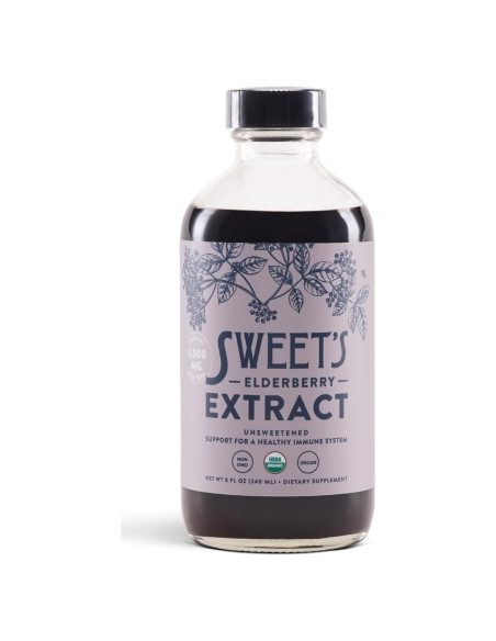 Extracto de Saúco Orgánico Sweet 236.6 ml Sin Azúcar Vegano