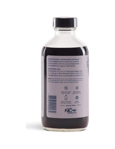 Extracto de Saúco Orgánico Sweet 236.6 ml Sin Azúcar Vegano