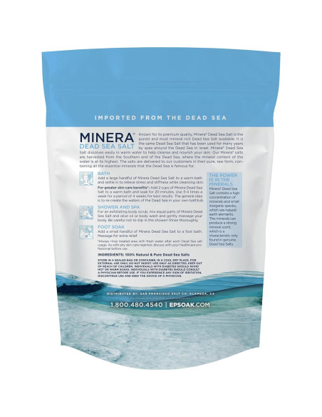 Sal de Mar Muerto Minera Fina 8.62 kg - 100% Pura y Natural