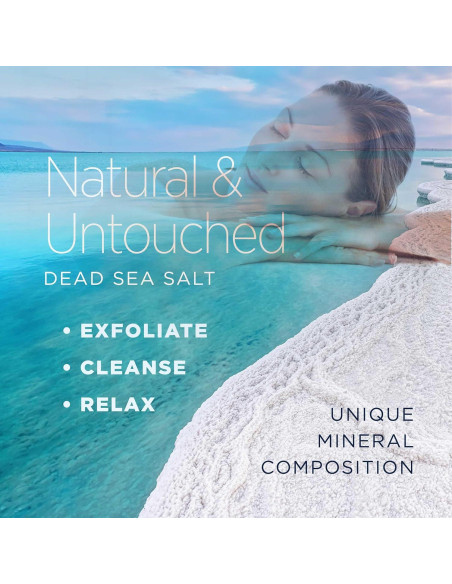 Sal de Mar Muerto Minera Fina 8.62 kg - 100% Pura y Natural