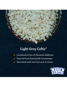 Sal Marina Celtic Sea Gris Claro 227 g Sin Refinar Cosechada a Mano 2