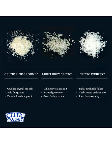 Sal Marina Celtic Sea Gris Claro 227 g Sin Refinar Cosechada a Mano