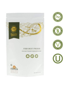 Concentrado de Proteína de Frijol Faba Druids Grove 227g - Vegano, Sin Gluten, Kosher