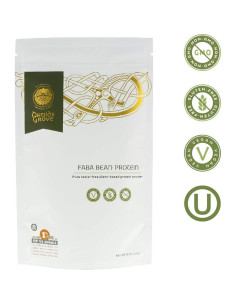 Concentrado de Proteína de Frijol Faba Druids Grove 227g - Vegano, Sin Gluten, Kosher 2