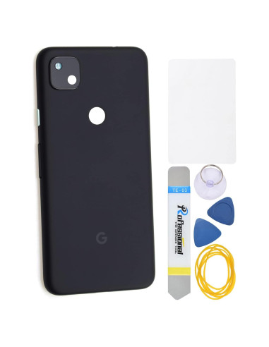 Cubierta Trasera de Plástico Negro para Google Pixel 4a G025J