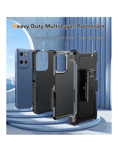 Funda FNTCASE para Motorola Moto G 2026/2025 - Protección Militar