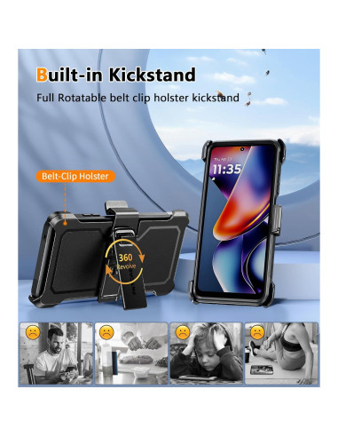 Funda FNTCASE para Motorola Moto G 2026/2025 - Protección Militar