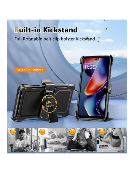Funda FNTCASE para Motorola Moto G 2026/2025 - Protección Militar