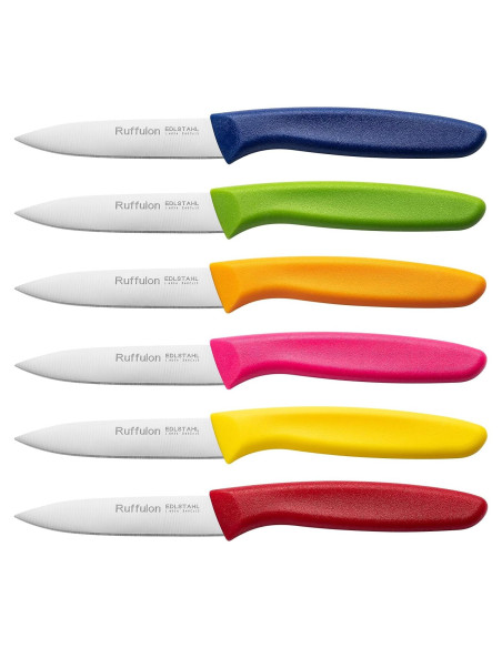 Juego de cuchillos de pelar Ruffulon 6 piezas acero inoxidable