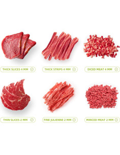 Cortador de Carne Manual UNA VEZ PARA TODOS - Rosa, 21.5 cm 2