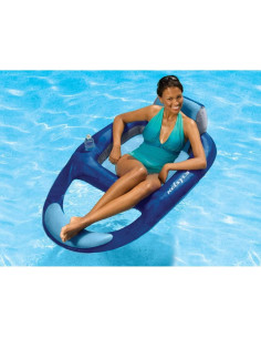 Silla Flotante de Piscina Kelsyus con Respaldo Inflable 142 cm 2
