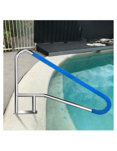 Barandilla de piscina Coocure 54x32 cm acero inoxidable antideslizante