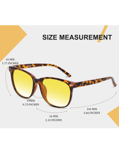 Gafas de Conducción HAOLOTA Polarizadas HD Tinte Amarillo 2