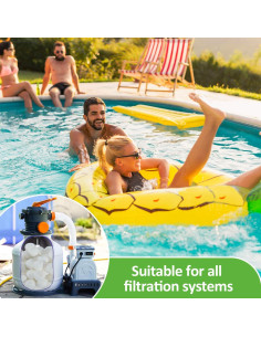 Bolas de Filtro Reutilizables MAQIHAN 50PCS para Piscina 2