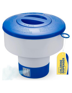 Dispensador Flotante de Cloro Sewanta para Piscinas - 3 Tabletas