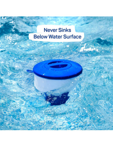 Dispensador Flotante de Cloro Sewanta para Piscinas - 3 Tabletas