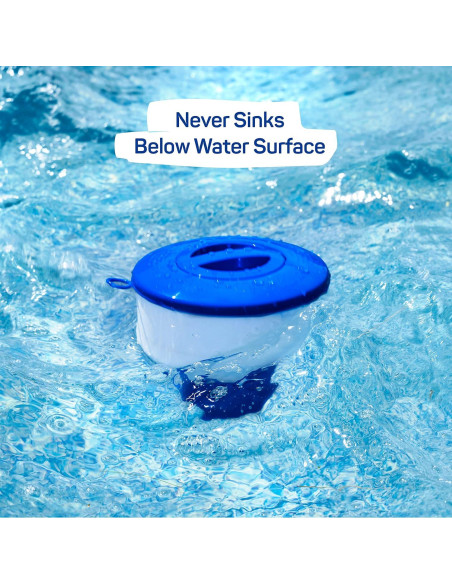 Dispensador Flotante de Cloro Sewanta para Piscinas - 3 Tabletas