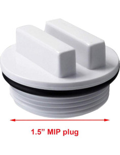 Tapón de Retorno de Línea para Spa ATIE 1.5" (Paquete de 6) 2