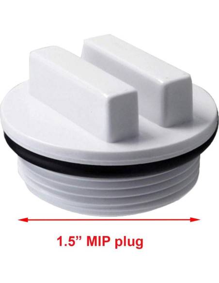 Tapón de Retorno de Línea para Spa ATIE 1.5" (Paquete de 6)