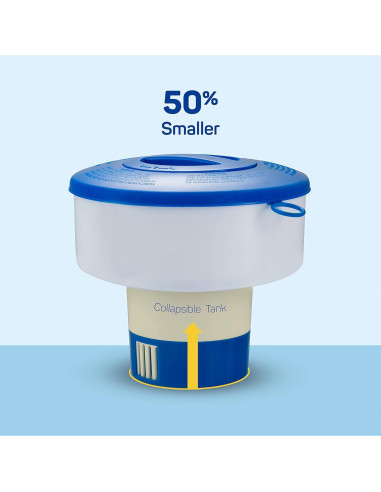 Dispensador Flotante de Cloro Sewanta para Piscinas - 3 Tabletas