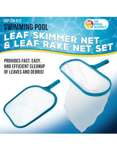 Juego de Red Skimmer y Rastrillo U.S. Pool Supply - Limpieza Eficiente 2
