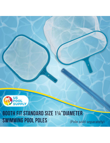 Juego de Red Skimmer y Rastrillo U.S. Pool Supply - Limpieza Eficiente