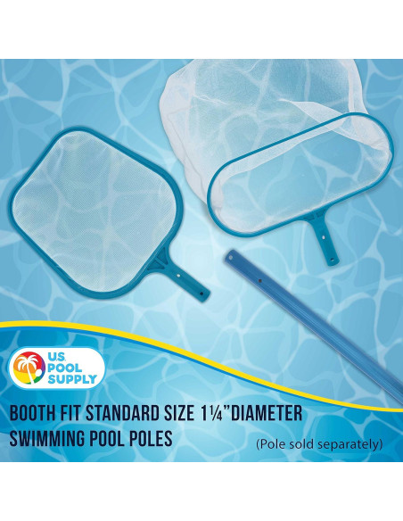 Juego de Red Skimmer y Rastrillo U.S. Pool Supply - Limpieza Eficiente