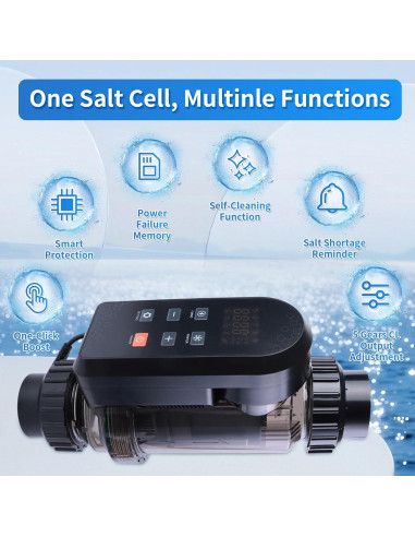 Clorador de Piscina de Agua Salada HOSOUTION 56784L Inteligente